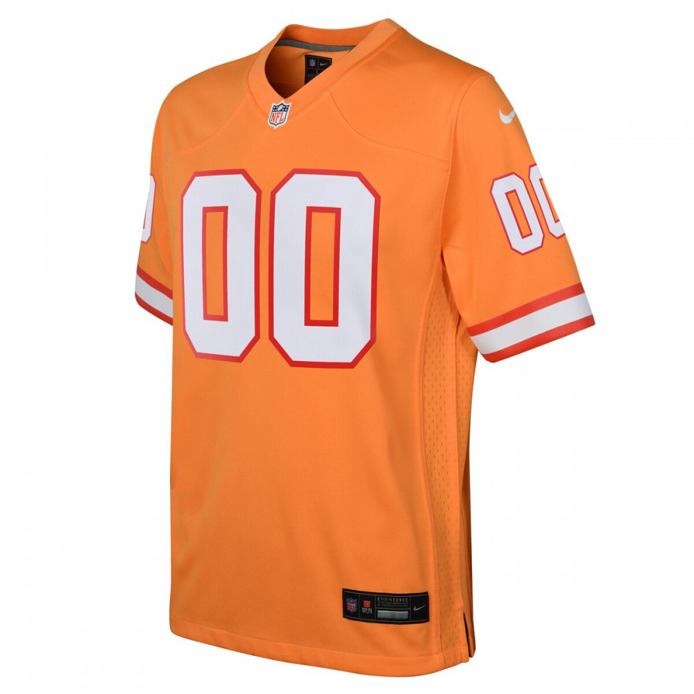 Tampa Bay Buccaneers Nike Youth Custom Throwback Game Jersey - Orange-GridironStore